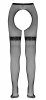 Sexy rajstopy odkryte Cottelli Net Tights M/L